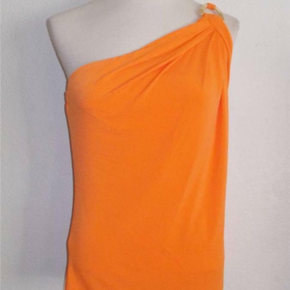 MICHAEL MICHAEL KORS VIVID ORANGE TOP - XL